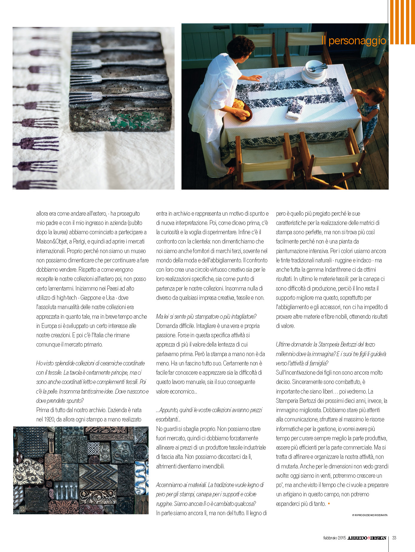 Press Bertozzi rivista Arredo & Design